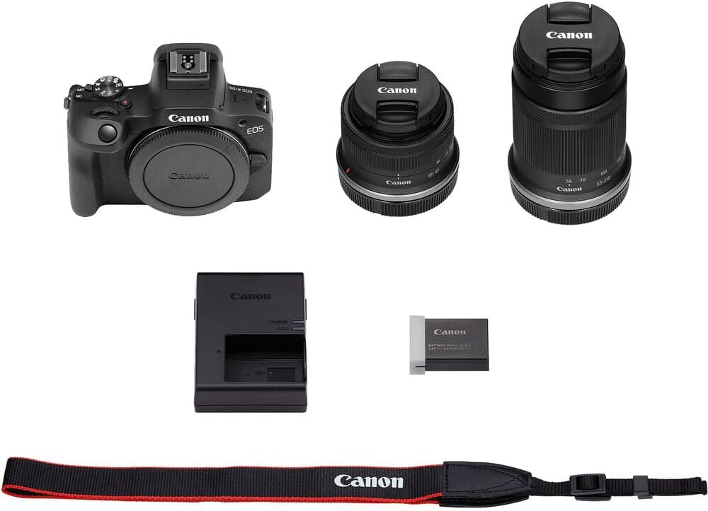 Canon 6052C022 EOS R100 Mirrorless Camera Kit