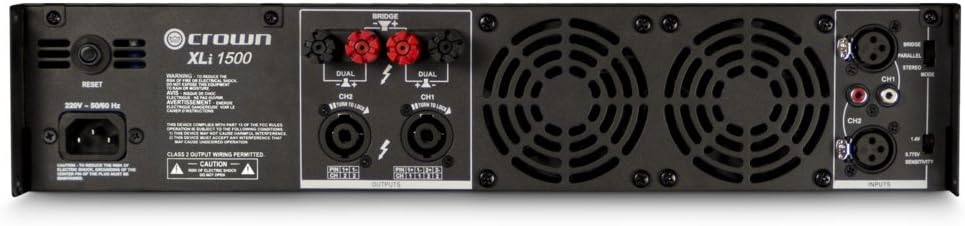 Crown NXLI1500 450W 2-Channel Power Amplifier