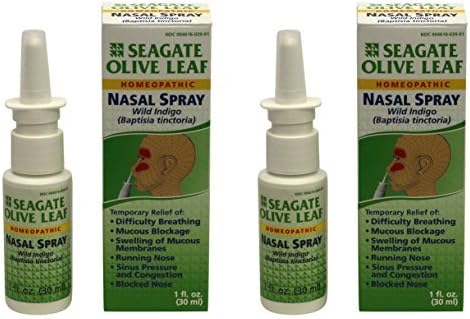 Seagate 00041-5 Olive Leaf Nasal Spray - Natural Sinus Relief — main product image