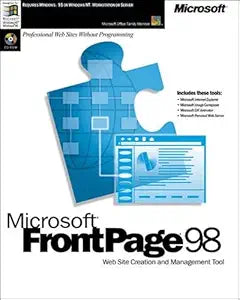 Microsoft Frontpage 98 Classic Website Creation Tool — main product image