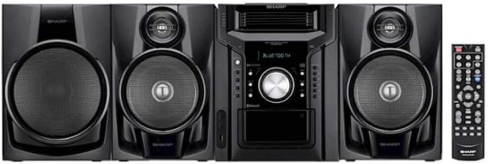 Sharp CD-BHS1050 350W Mini Shelf System Bluetooth Cassette