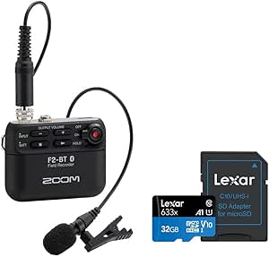 Zoom Zoom F2 Bluetooth Field Recorder 32GB microSD