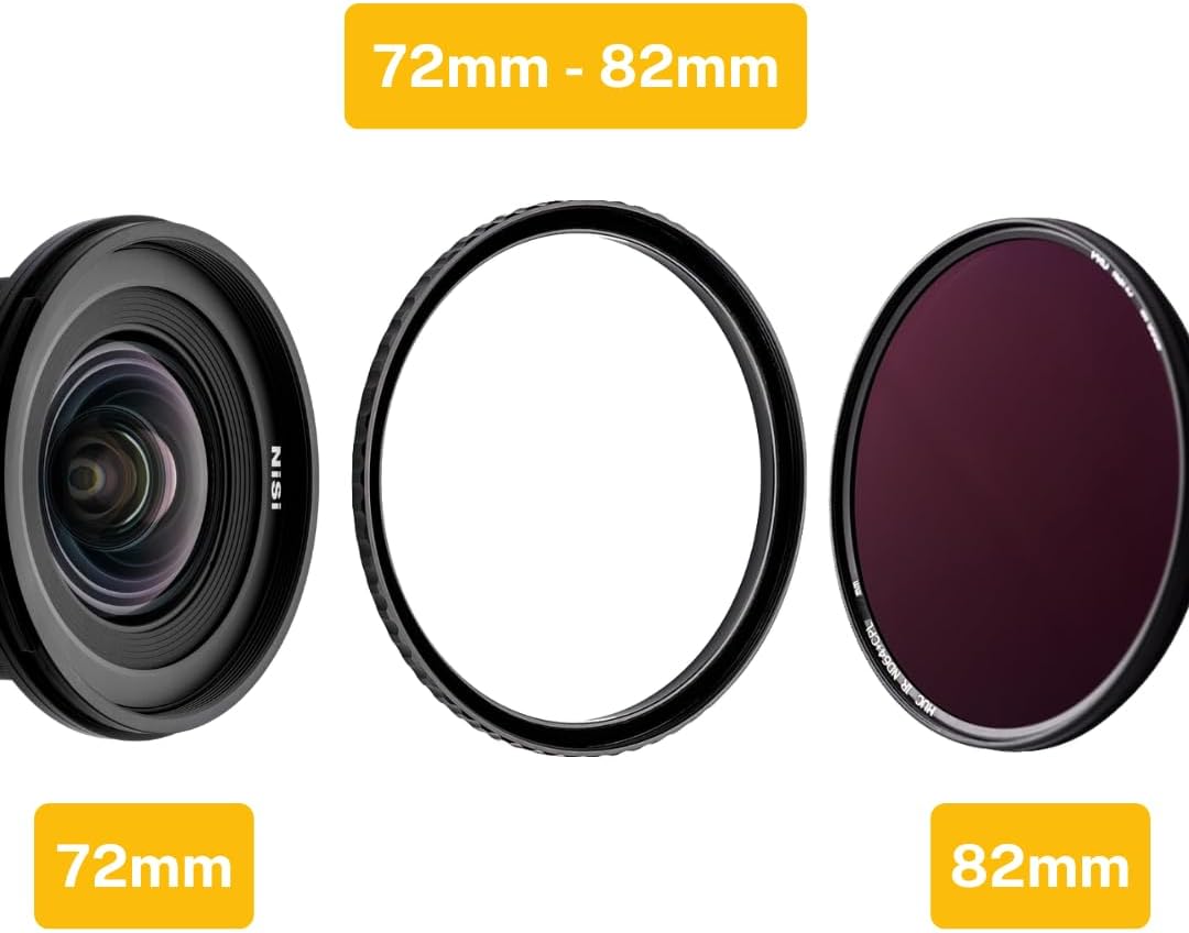 NiSi NIP-BRSTP-72-82 72-82mm Brass Step-Up Ring