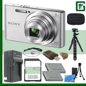 Sony SNW830 Silver Digital Camera Bundle