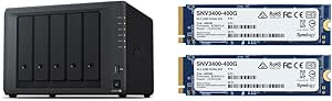 Synology DS1019+ with 2 x NVMe SSD NAS Storage — main product image