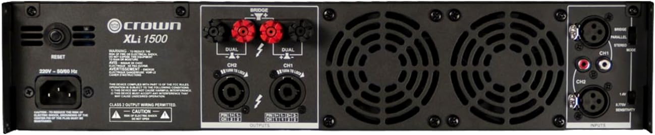 Crown NXLI1500 450W 2-Channel Power Amplifier