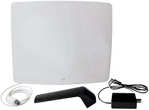 Monoprice 115954 Active Curved HD5 HDTV Antenna 60 Mile — main product image