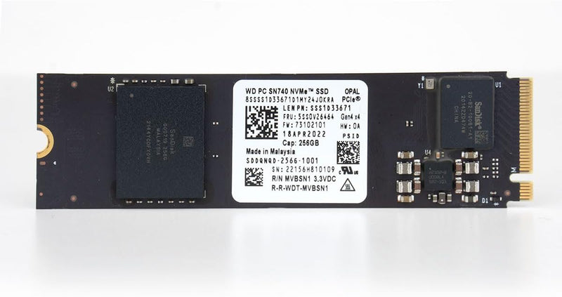 Western Digital 256GB M.2 NVMe Gen4 Gaming SSD — main product image