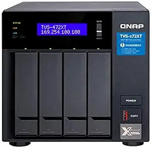 QNAP TVS-472XT Thunderbolt 3 10GbE 4-Bay NAS — main product image