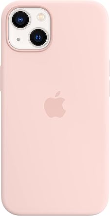 Apple iPhone 13 Silicone Case - Chalk Pink MagSafe — main product image