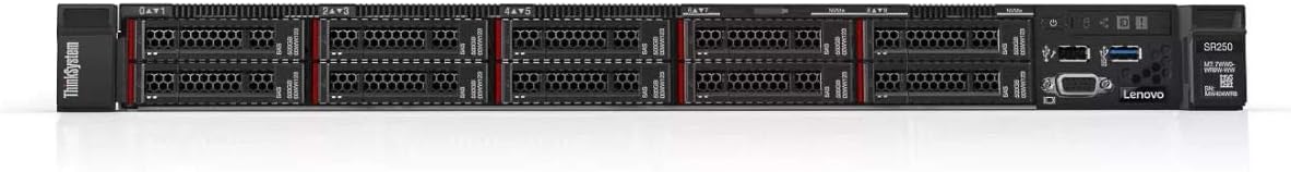 Lenovo ASISP41 ThinkSystem SR250 Xeon Rack Server
