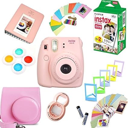 Fujifilm Mini 8 Instant Film Camera Bundle Pink