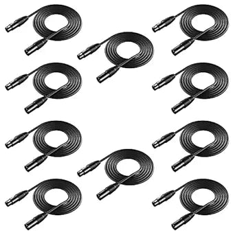 Neewer 10 in 1 Stage Light XLR Cable Pack