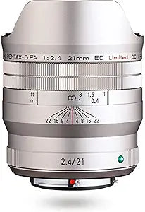 Pentax 28050 D FA 21mm F2.4 ED Limited Lens - Silver