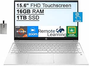 HP 2021 Pavilion 15 Touchscreen Laptop Ryzen 7 5700U — main product image