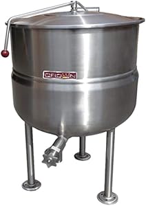 Crown DL-20 20-Gallon Direct Steam Kettle — main product image