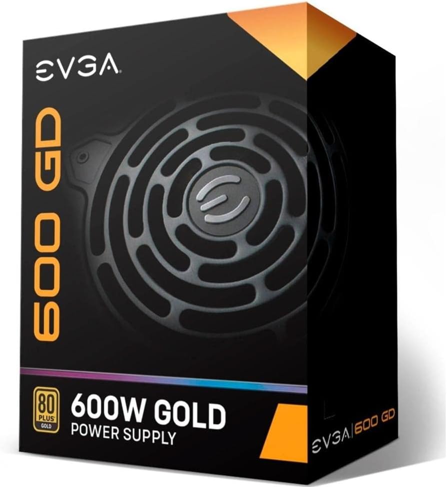 EVGA 100-GD-0600-V1 600 GD 600W 80+ Gold Power Supply