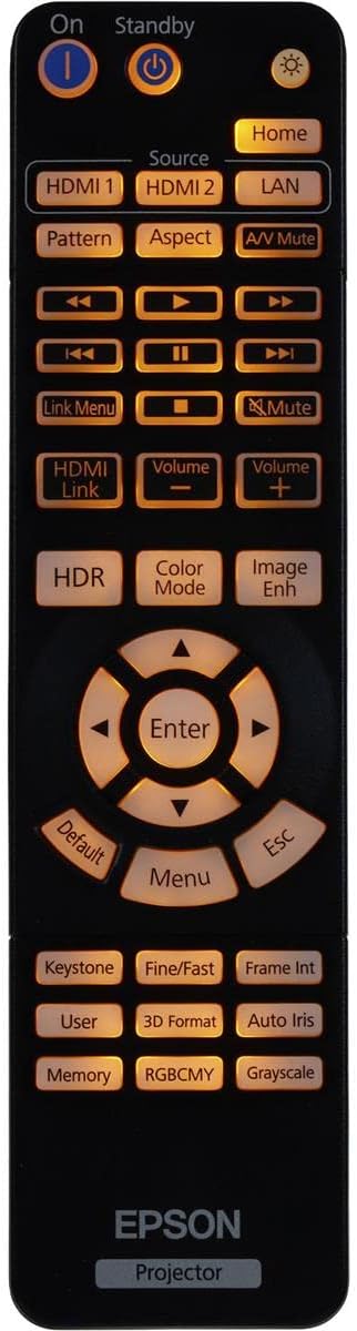 Epson Home Cinema 3800 4K PRO-UHD HDR Projector (Renewed)