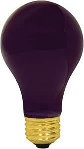 GE 25905 A19 Black Light Incandescent Bulb — main product image