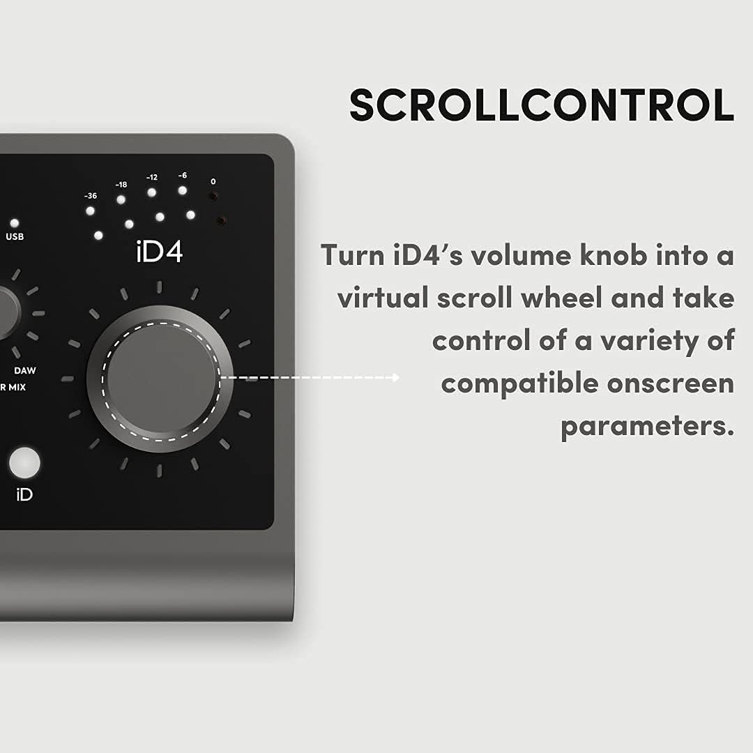 Audient iD4 (MKII) USB-C Audio Interface Renewed
