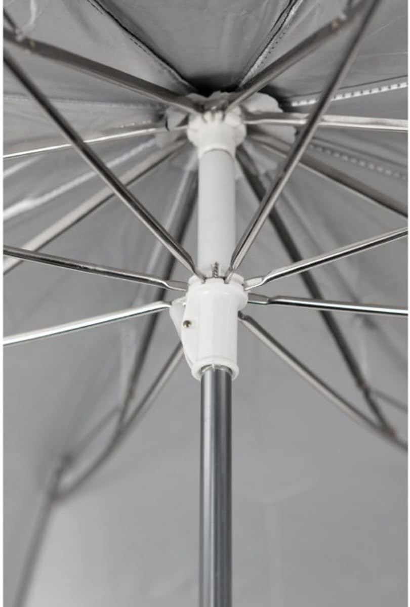 Westcott 2002 43-Inch Soft Silver Collapsible Umbrella