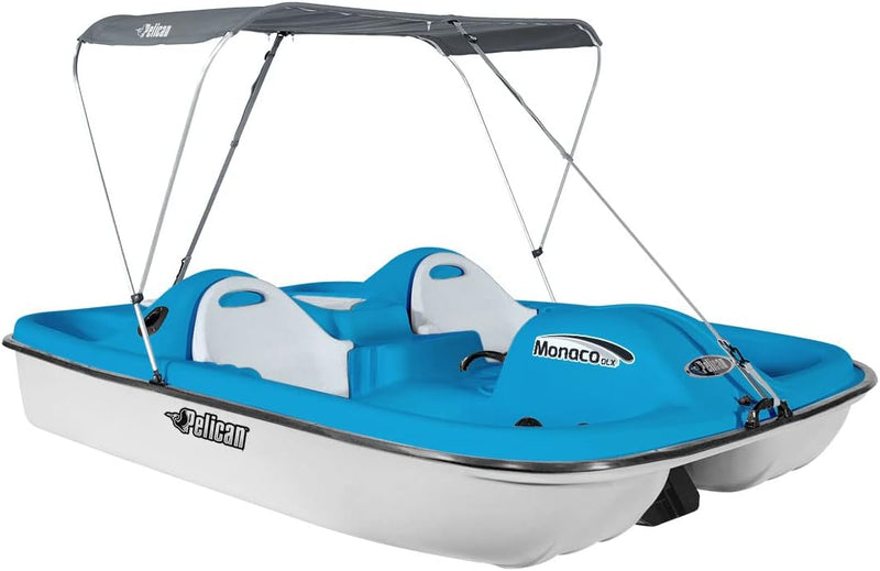 Pelican MONACO DLX Angler Pedal Boat, Cyan — main product image