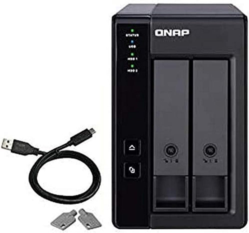QNAP TR-002 2 Bay USB 3.2 Gen 2 NAS Expansion — main product image