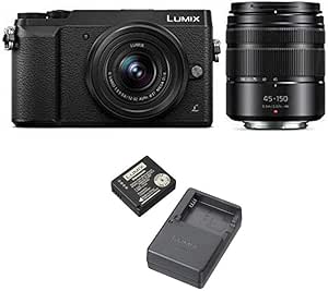 Panasonic GX85 Lumix 4K Camera Lens Bundle Black
