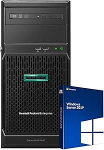 HP ASISVR48 ProLiant ML30 Gen10 Xeon Tower Server, 64GB, 8TB, W2019