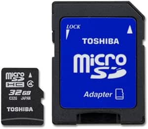 Toshiba PFM032U-1DAK 32GB microSDHC Memory Card
