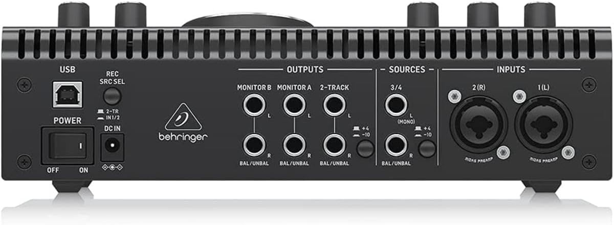 Behringer 000-E8702-00010 Studio L Communication Center Midas Preamps