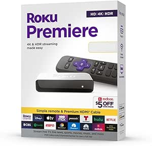 Roku 3920X Premiere 4K Streaming Player 2018