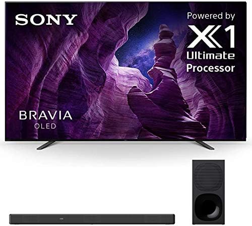 Sony XBR 55A8H 55-inch 4K OLED TV with HT-G700 Soundbar — main product image