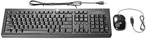HP H6L29AA-ABA USB Essential Keyboard and Mouse Combo — main product image