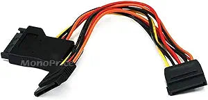 Monoprice 105184 SATA Power Y Splitter Cable — main product image