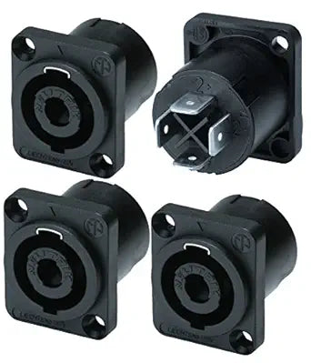 Neutrik NL4MP Speakon Panel Mount Connector (4-Pack)