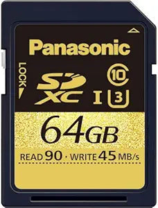 Panasonic RP-SDUC64GJK 64GB SDXC UHS-III Memory Card