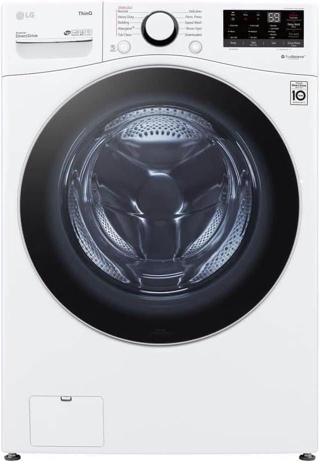 LG WM3600HWA 4.5 Cu. Ft. Smart wi-fi Front Load Washer — main product image