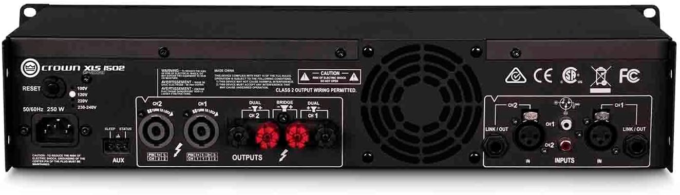 Crown XLS1502 Power Amplifier - 525W - Renewed