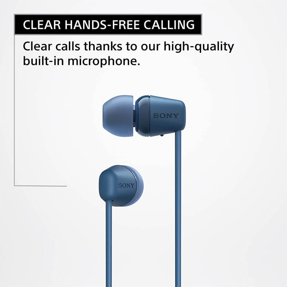 Sony WIC100/B Wireless In-Ear Bluetooth Headphones Black