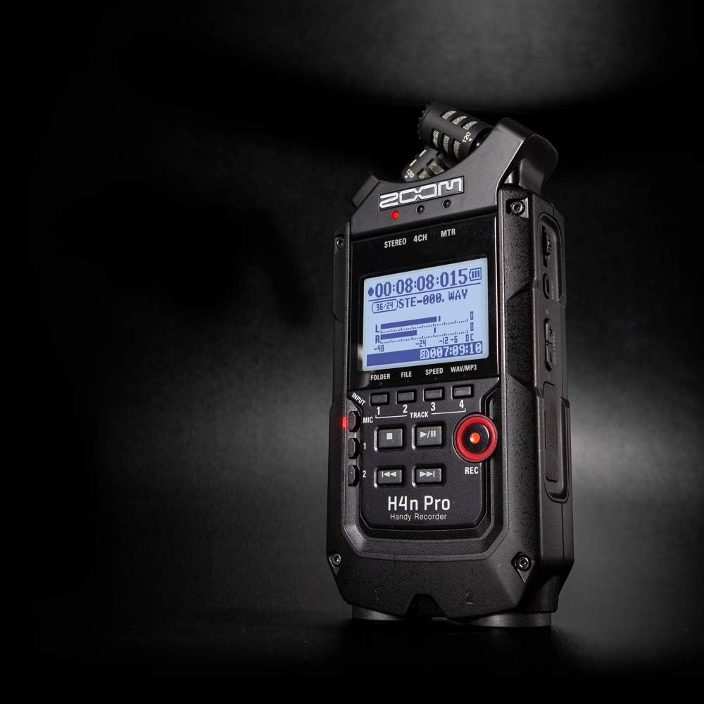 Zoom H4n Pro 4-Track Portable Audio Recorder