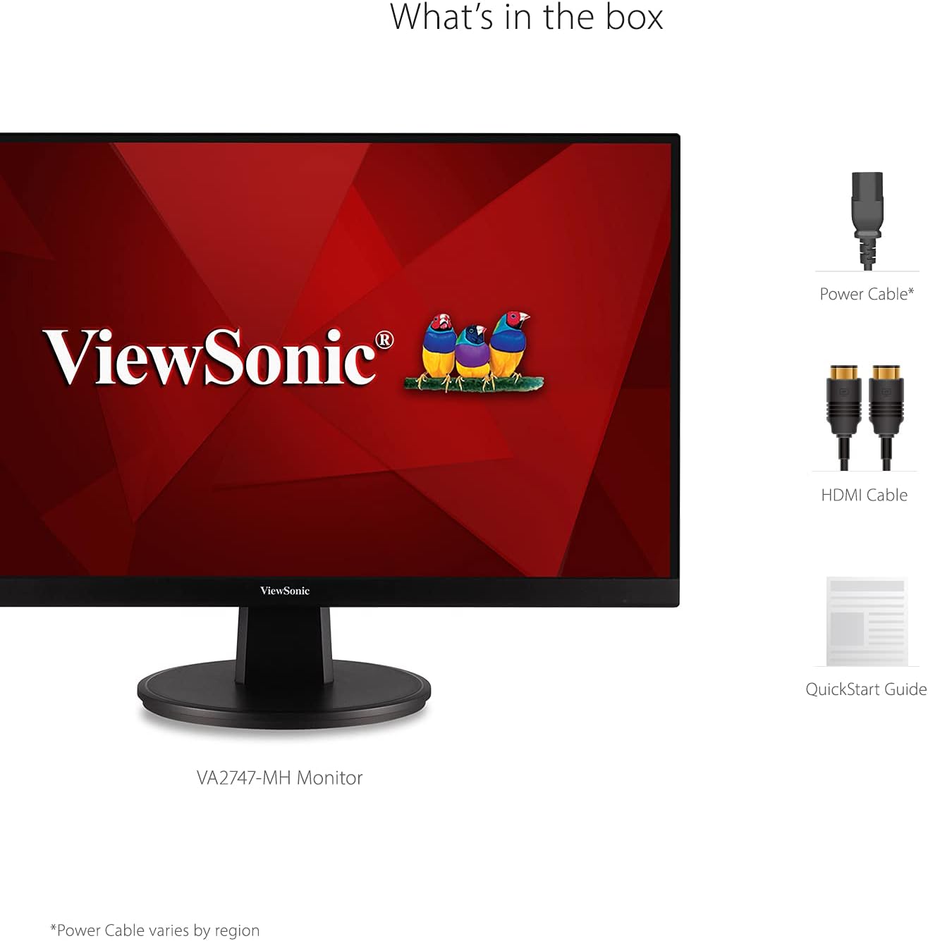 ViewSonic VA2747-MH 27 Inch 1080p 100Hz Monitor