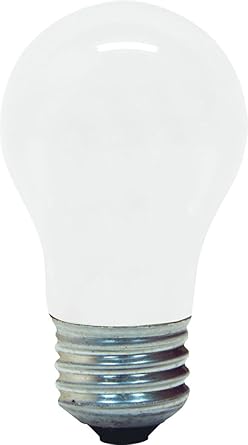 GE 97491 A15 15W Soft White Light Bulb 2-Pack