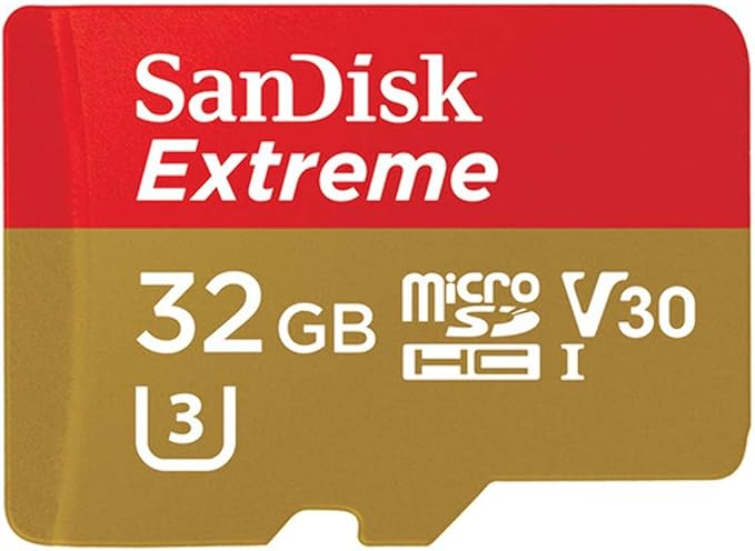 SanDisk Extreme 32GB microSDHC Card with Adapter — main product image