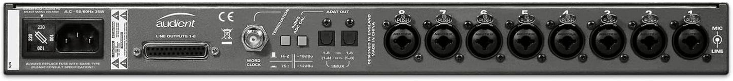 Audient ASP800 8-Channel Mic Preamp ADC