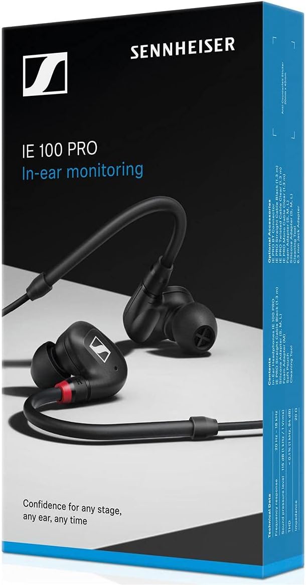 Sennheiser 100 PRO In-Ear Monitor Black Wired