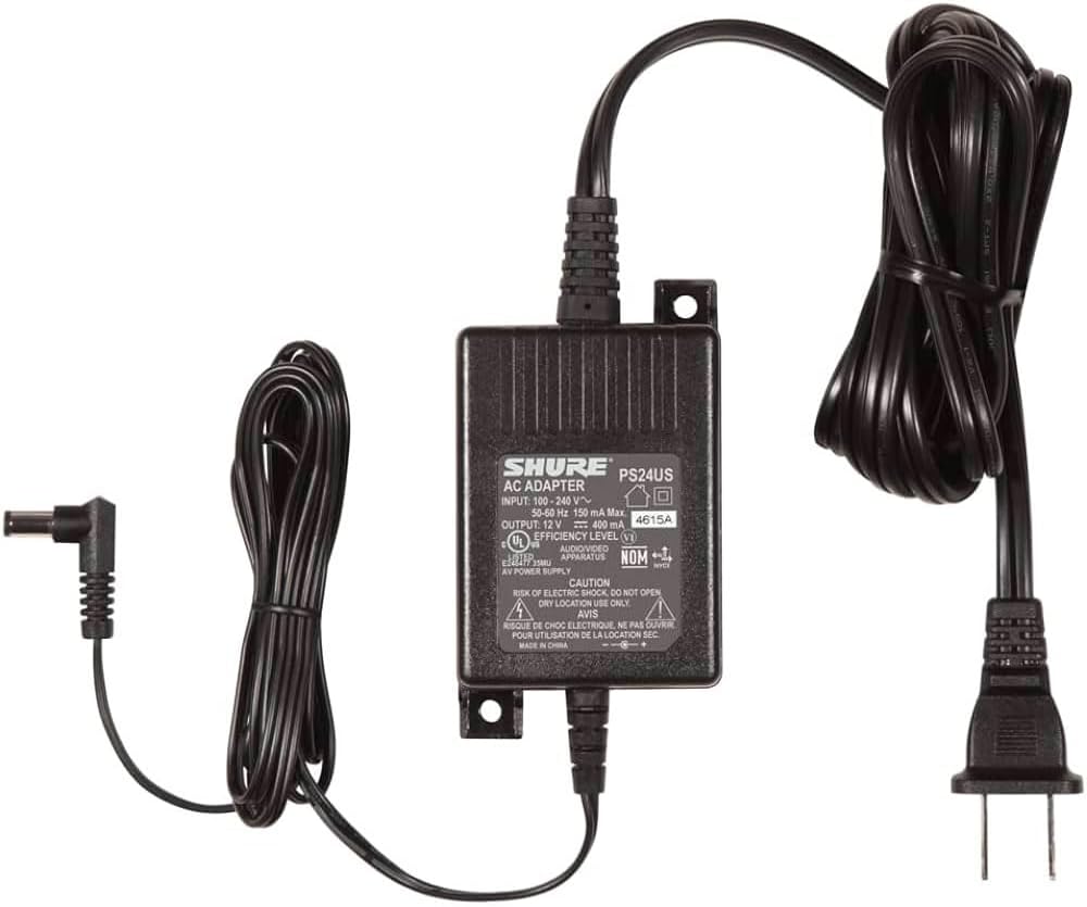 Shure PS24US Replacement Power Supply Wireless Microphones
