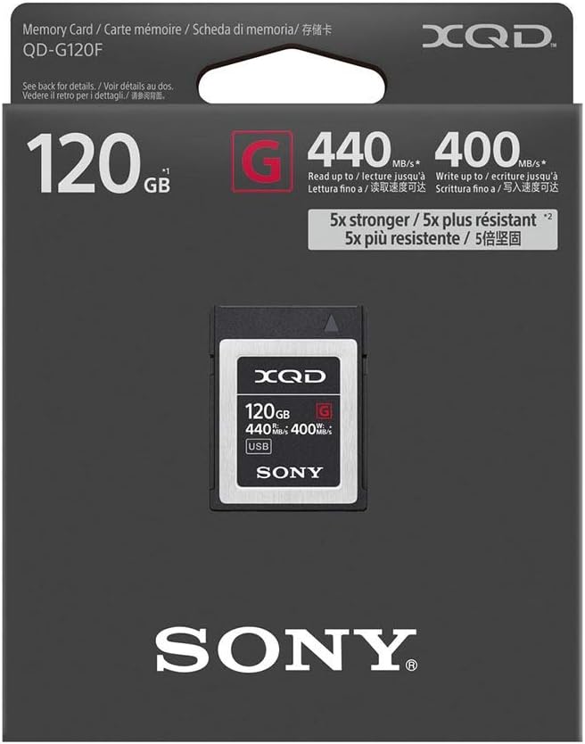 Sony QD-G120F 120GB XQD G Series Card