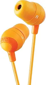 JVC In-Ear Lightweight Stereo Headphones - Orange