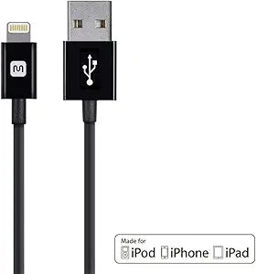 Monoprice 112839 6ft Apple MFi Lightning to USB Cable — main product image